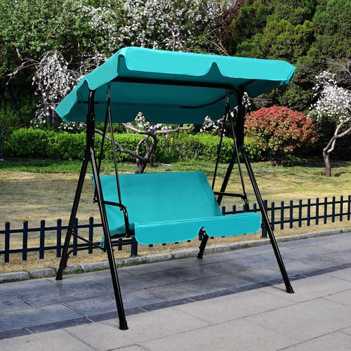 Blue outdoor swing canopy - blue,