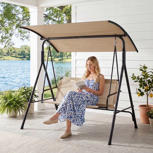 Seat patio swing chair - patio,