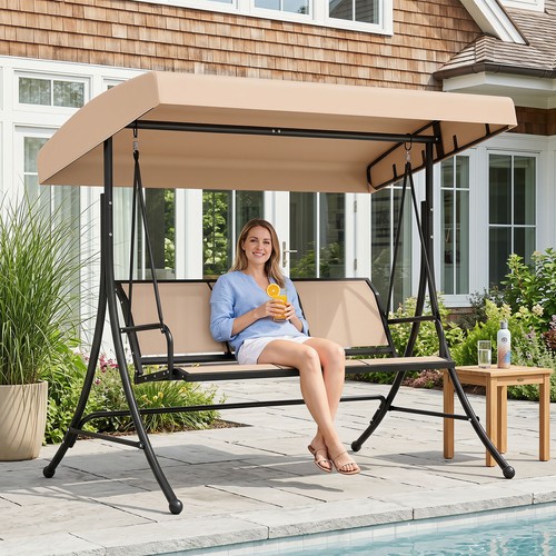 Seat patio swing chair - patio,