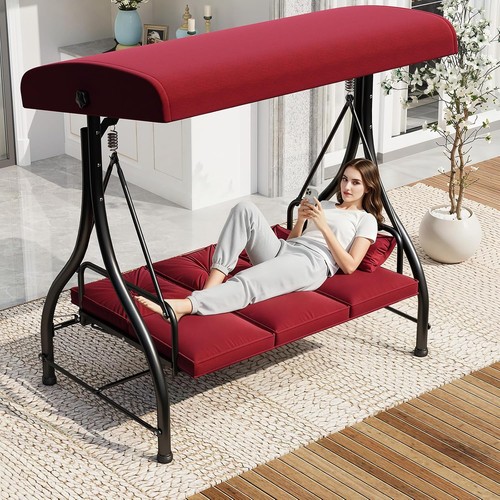 Seat outdoor porch swing - 3-seat,