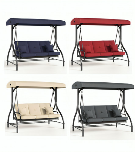 Seat porch swing outdoor - 3-seat, swing,
