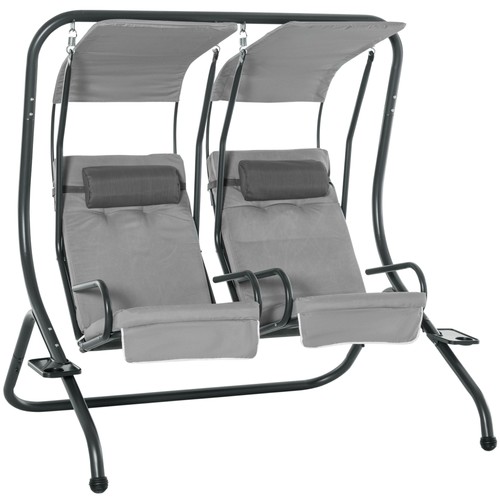 Outsunny canopy swing - canopy, 2